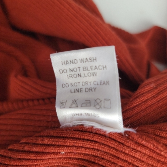 Audrey 3+1 Wrap Crop Top Sz S Ribbed Long Sleeve - Picture 5 of 5